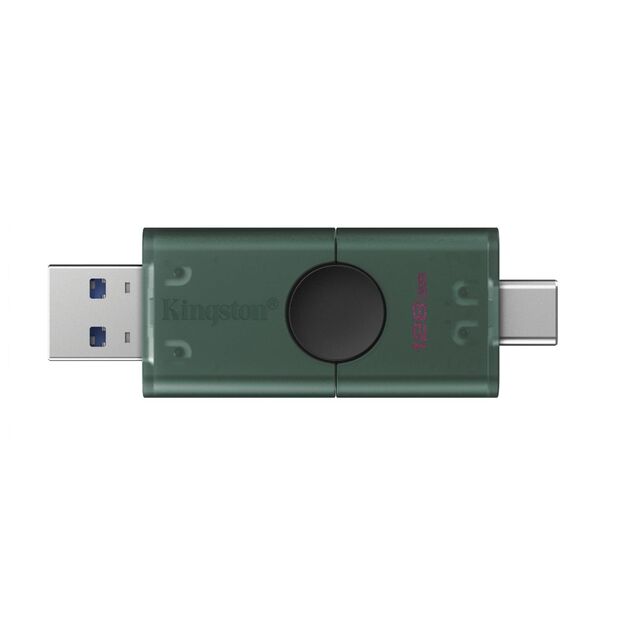 KINGSTON 128GB USB-A + USB-C 3.2 Gen 1 DataTraveler DuoG2 1