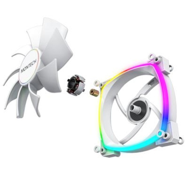 CASE FAN 140MM/AX140 PWM WHITE MONTECH