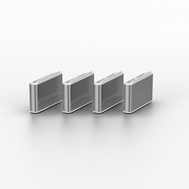 USB PORT TYPE-C BLOCKER 4PACK/WHITE 40427 LINDY