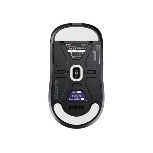 MOUSE USB OPTICAL WRL X2 V3/ES SIZE1 BLACK PX23ES11 PULSAR