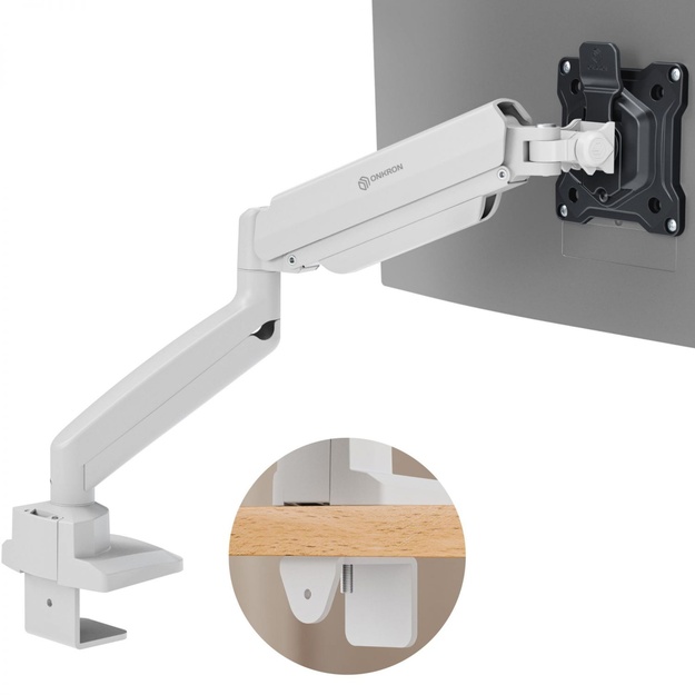 MONITOR ACC DESK MOUNT/13-32  BLK/WHT G80-BW ONKRON