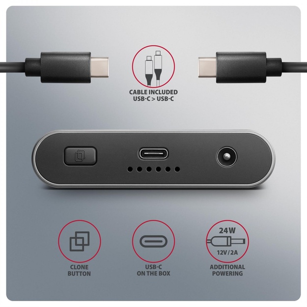 SSD ACC ENCLOSURE M.2 NVME/USB-C EEM2-20GD AXAGON