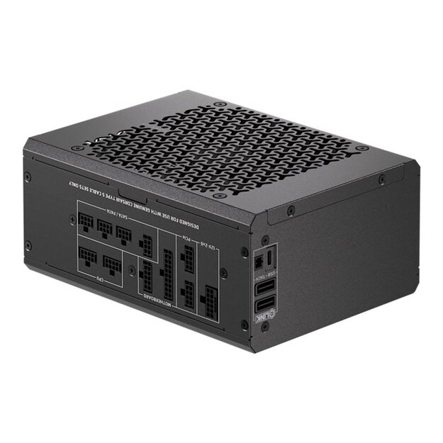 CORSAIR iCUE LINK HX1200i SHIFT 1200 Watt Cybenetics Platinum Fully Modular Power Supply C14 Version