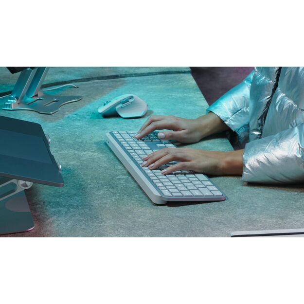 KEYBOARD BLUETH MX KEYS S/PALE GREY 920-011588 LOGITECH