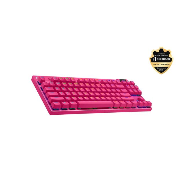 KEYBOARD WRL PRO X TKL/PINK 920-012159 LOGITECH