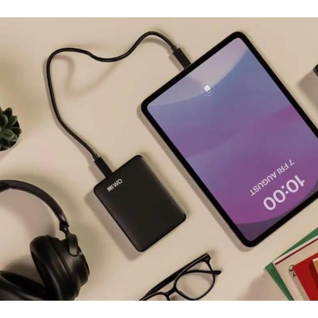 WD Elements Portable USB-C 2TB Graphite Black