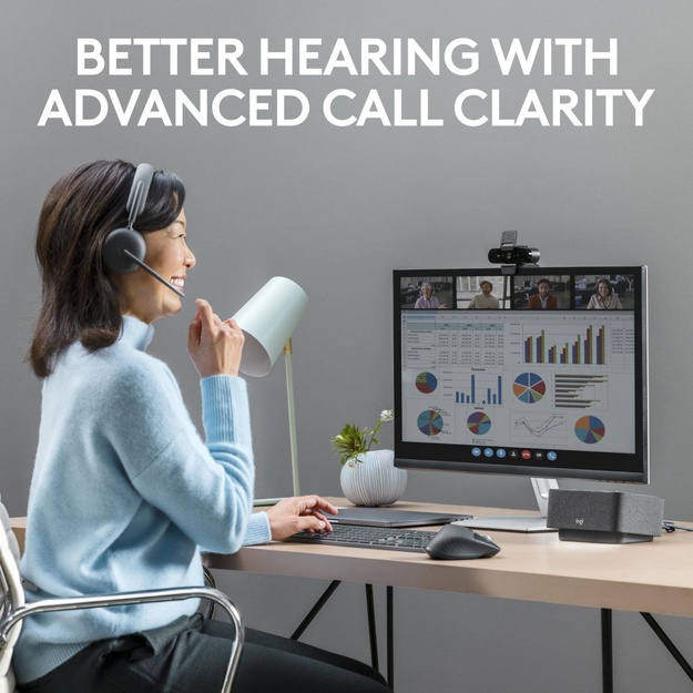 HEADSET ZONE WIRELESS 2/GRAPHITE 981-001152 LOGITECH