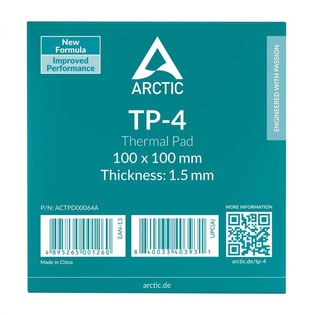 CPU COOLER ACC THERMAL PAD/100X100X1.5 ACTPD00064A ARCTIC
