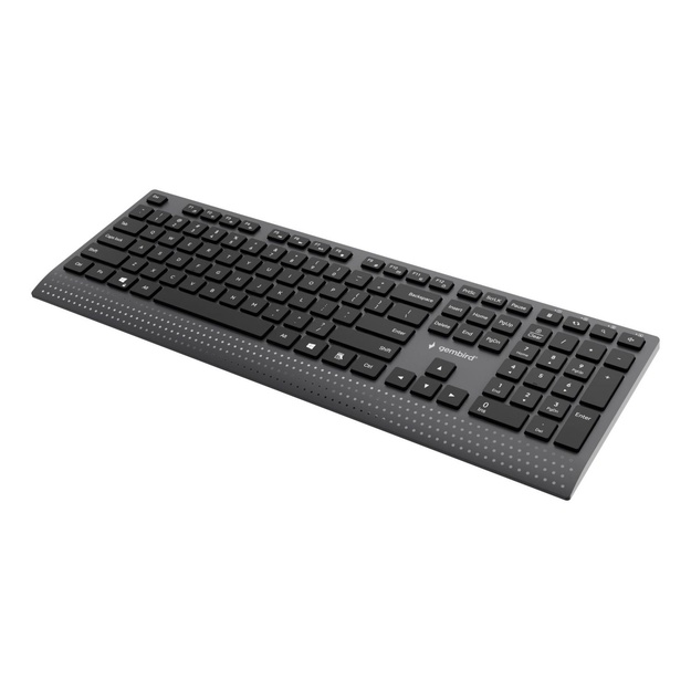 KEYBOARD MULTIMEDIA USB ENG/BLACK KB-MCH-06 GEMBIRD