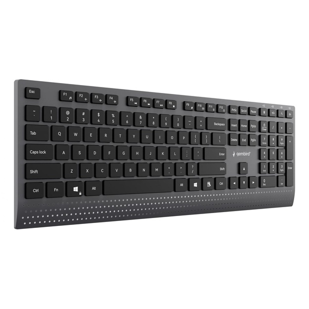 KEYBOARD MULTIMEDIA USB ENG/BLACK KB-MCH-06 GEMBIRD