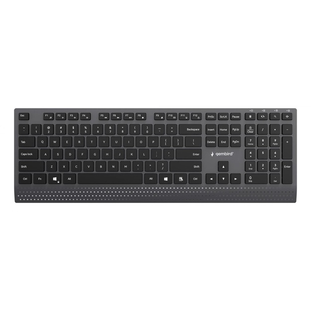 KEYBOARD MULTIMEDIA USB ENG/BLACK KB-MCH-06 GEMBIRD