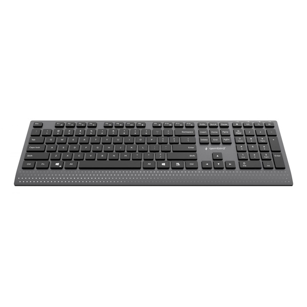 KEYBOARD MULTIMEDIA USB ENG/BLACK KB-MCH-06 GEMBIRD