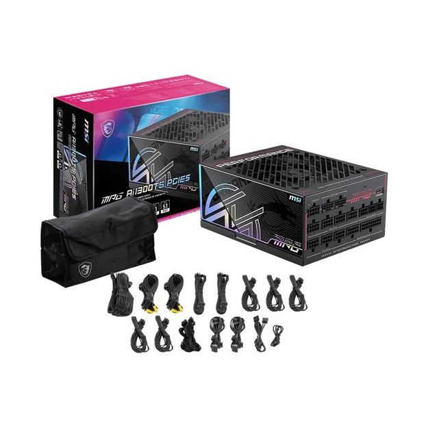 Power Supply|MSI|MPG Ai1300TS PCIE5|ATX|PC|100 - 240 V|1300 W|MPGAI1300TSPCIE5