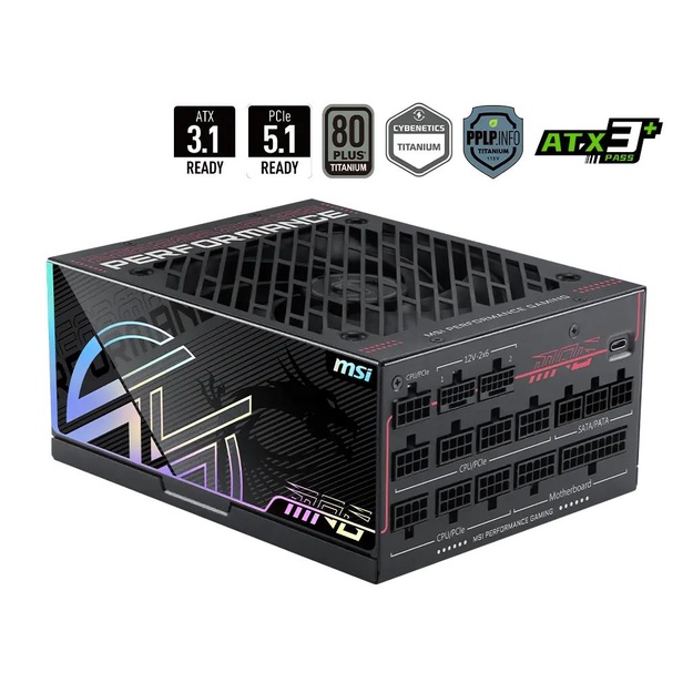 Power Supply|MSI|MPG Ai1300TS PCIE5|ATX|PC|100 - 240 V|1300 W|MPGAI1300TSPCIE5