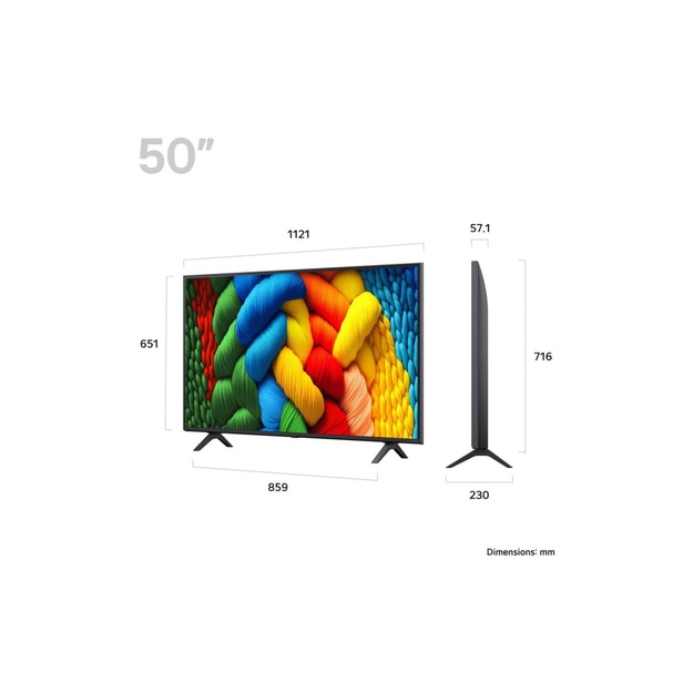 TV Set|LG|50  |4K Ultra HD|3840 x 2160 pixels|Flat|16:9|NanoCell|50NANO80A6B