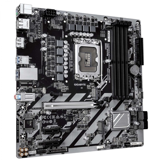 Mainboard|GIGABYTE|Intel B860|LGA 1851 (Socket V1)|micro ATX|RAM DDR5-SDRAM|4xSlots|2xNumber of M.2 (M) slots|B860MD3W