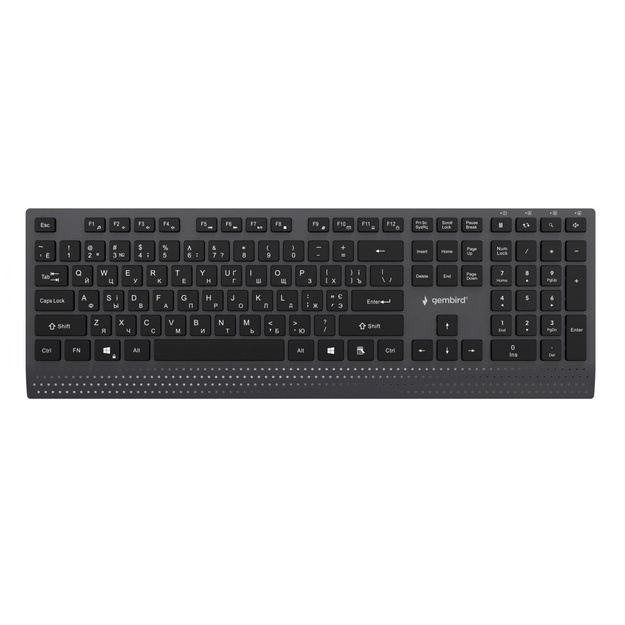 KEYBOARD MULTIMEDIA USB CYRILL/BLACK KB-MCH-06-CYRL GEMBIRD
