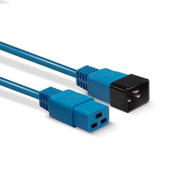 CABLE POWER IEC EXTENSION 3M/BLUE 30122 LINDY