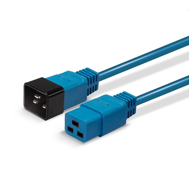 CABLE POWER IEC EXTENSION 3M/BLUE 30122 LINDY