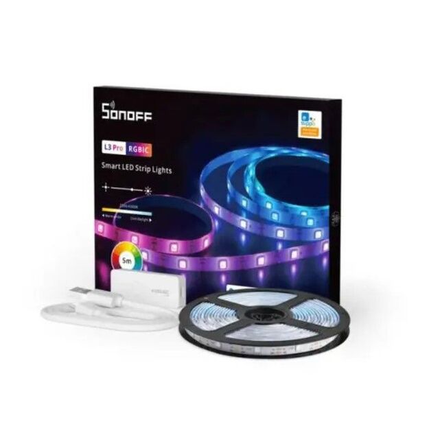 5m smart RGB LED strip L3-5M-P IP54 150LED/m SONOFF