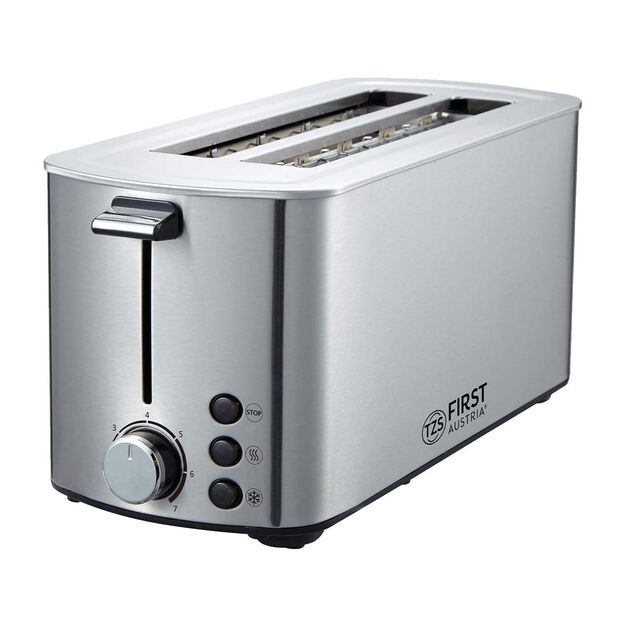 Toaster TZS First Austria Stainless Steel, 2 Long Slots, 4 Slices, 1400W FA-5367-5