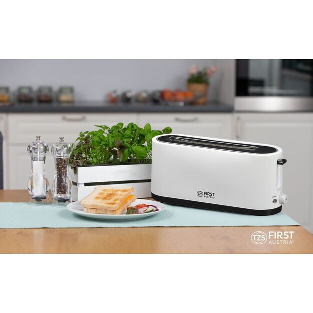 Toaster TZS First Austria 1 Long Slot, 2 Slices 900W, Var. Control FA-5368-4
