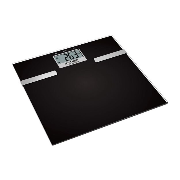 Body Weight Scale TZS First Austria Body Fat 150KG/100G, Black FA-8006-3-BA