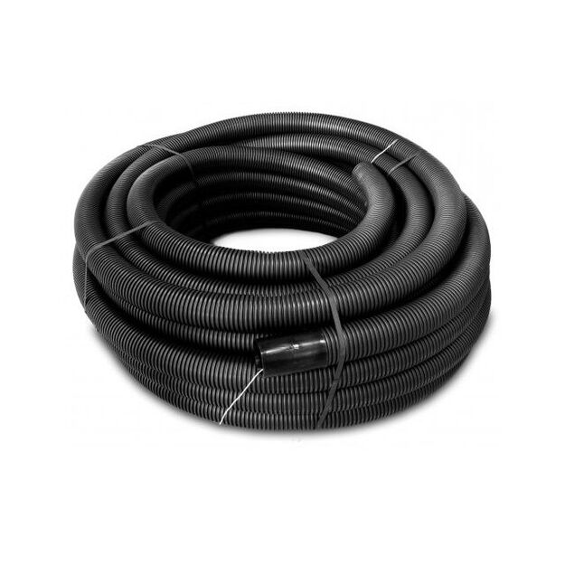 Flexible conduit with draw wire 50m D25mm black