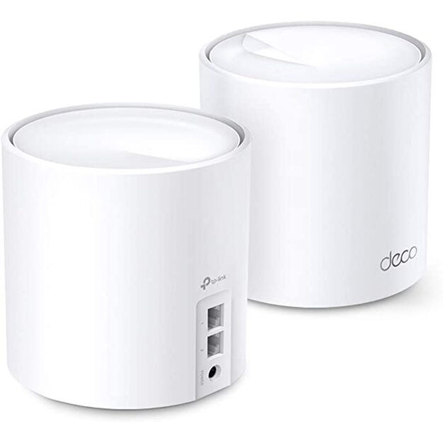 Wireless Router|TP-LINK|Wireless Router|2-pack|1800 Mbps|Mesh|IEEE 802.11a|IEEE 802.11n|IEEE 802.11ac|IEEE 802.11ax|DECOX20(2-PACK)