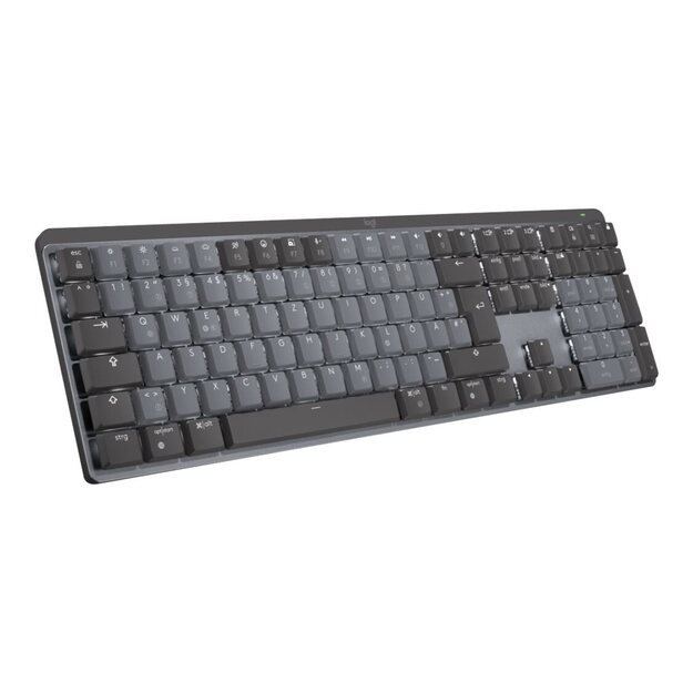 Belaidė klaviatūra LOGITECH MX Mechanical Wireless Illuminated Performance - GRAPHITE - (US) INTL - 2.4GHZ/BT - N/A - EMEA - TACTILE