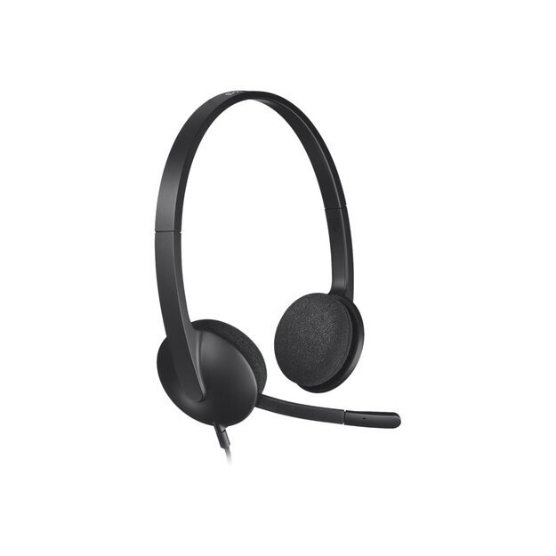 Ausinės LOGITECH H340 USB Headset black