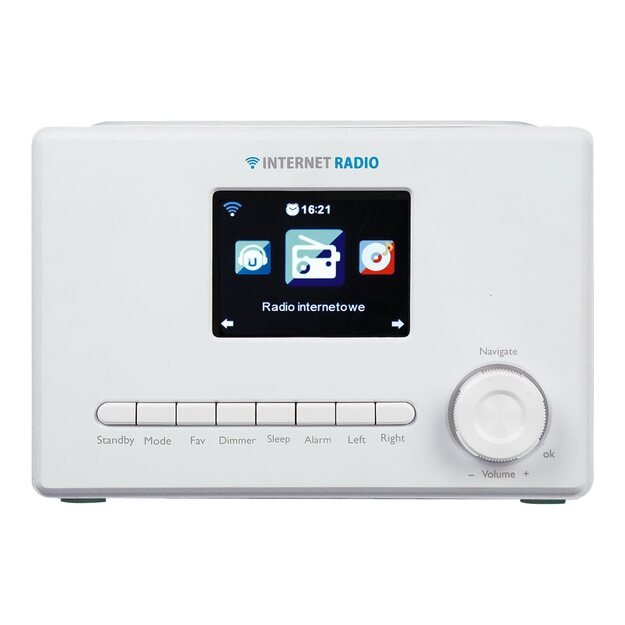 Radijo imtuvas ART RADA X102 ART INTERNET WIFI RADIO X102 LCD colour 3,2 white