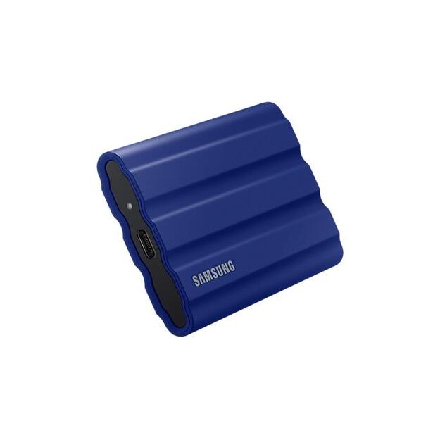 Išorinis kietasis diskas SSD SAMSUNG T7 Shield 2TB USB 3.2 Gen 2 + IPS 65 blue 1