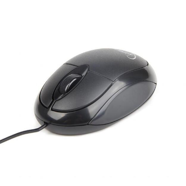 Kompiuterinė pelė laidinė GEMBIRD MUS-U-01 Gembird Optical mouse 1000 DPI, USB, black