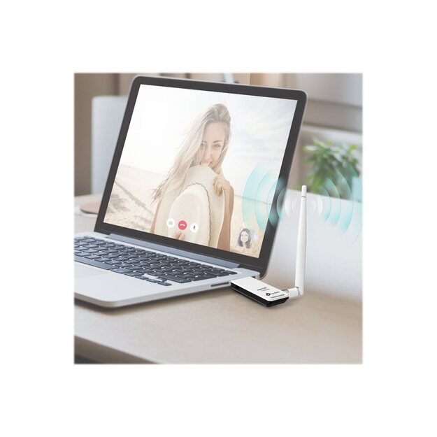 USB belaidžio tinklo Wi-Fi adapteris TP-LINK 150M USB-HIGH-GAIN