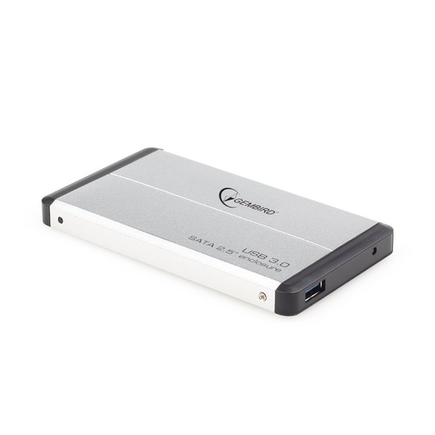 GEMBIRD EE2-U3S-2-S HDD/SSD enclosure Gembird for 2.5 SATA - USB 3.0, Aluminium, Silver 2
