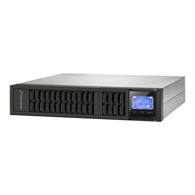 Nepertraukiamo maitinimo šaltinis UPS POWERWALK VFI 2000 CRM LCD On-Line 2000VA, 19 2U, 4x IEC, USB/RS-232, LCD, Rack/Tower