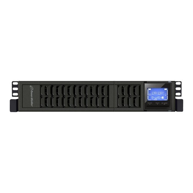 Nepertraukiamo maitinimo šaltinis UPS POWERWALK VFI 2000 CRM LCD On-Line 2000VA, 19 2U, 4x IEC, USB/RS-232, LCD, Rack/Tower