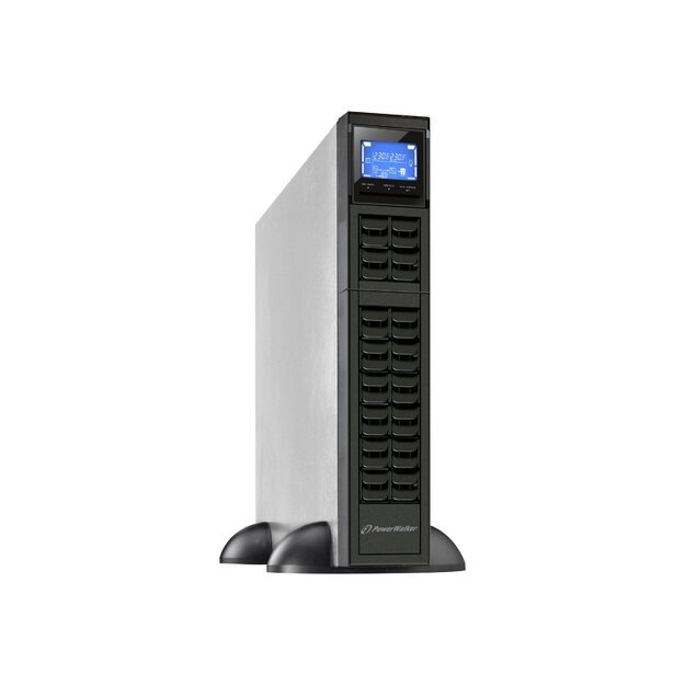 Nepertraukiamo maitinimo šaltinis UPS POWERWALK VFI 2000 CRM LCD On-Line 2000VA, 19 2U, 4x IEC, USB/RS-232, LCD, Rack/Tower