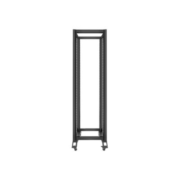 Komutacinė spinta pastatoma LANBERG OR01-6842-B open rack 19 42U/600x800mm black