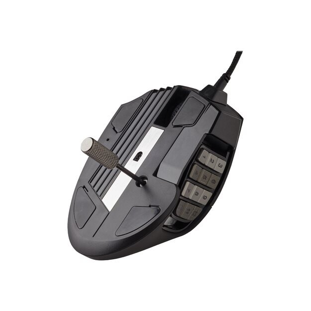 Kompiuterinė pelė laidinė CORSAIR SCIMITAR RGB ELITE MOBA/MMO Gaming Mouse Black Backlit RGB LED 18000 DPI Optical (EU) 2