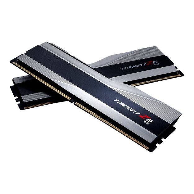 Operatyvioji atmintis (RAM) G.SKILL Trident Z5 RGB DDR5 32GB 2x16GB 6000MHz CL36 1.35V XMP 3.0 silver