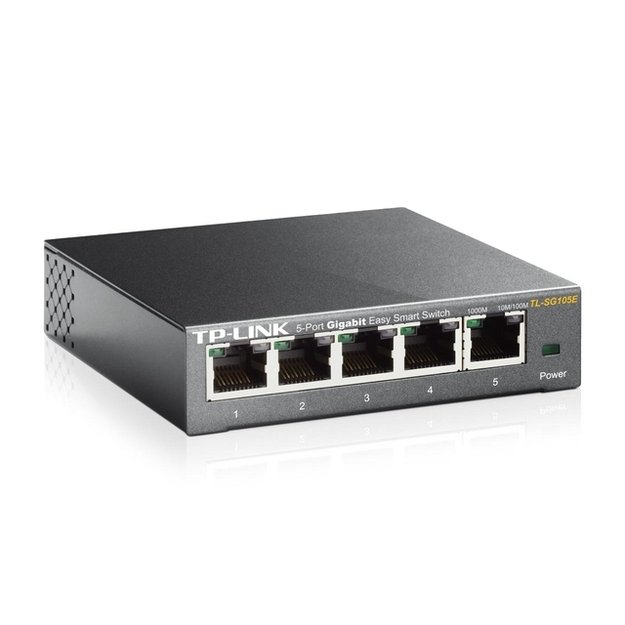Komutatorius TP-LINK 5-Port Gigabit Desktop Easy Smart 10/100/1000Mbps RJ45 ports MTU Port Tag-based VLAN QoS IGMP Snooping