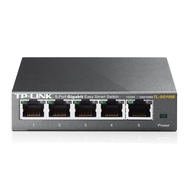 Komutatorius TP-LINK 5-Port Gigabit Desktop Easy Smart 10/100/1000Mbps RJ45 ports MTU Port Tag-based VLAN QoS IGMP Snooping