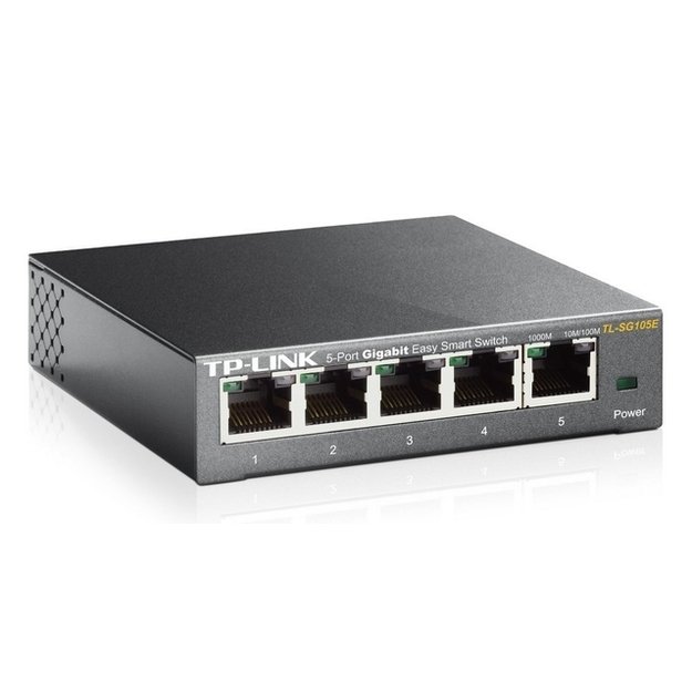 Komutatorius TP-LINK 5-Port Gigabit Desktop Easy Smart 10/100/1000Mbps RJ45 ports MTU Port Tag-based VLAN QoS IGMP Snooping