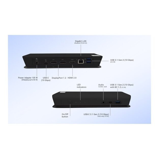 I-TEC USB-C Smart Docking station Triple Display PD 65W