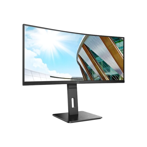 Monitorius AOC CU34P2A 34inch 3440x1440 VA Curved H/A 150MM 100hz FreeSync Premium ULTRAWIDE USB HUB SPEAKERS DPx1 HDMIx2 VESA 100x100 PRO LINE