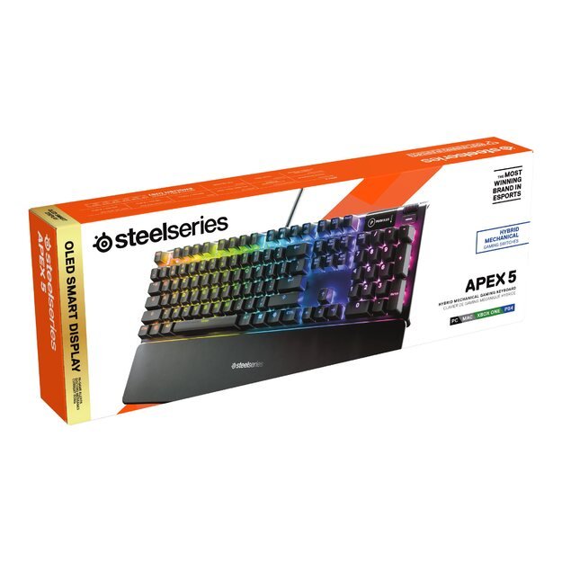 Klaviatūra laidinė STEELSERIES Apex 5 US