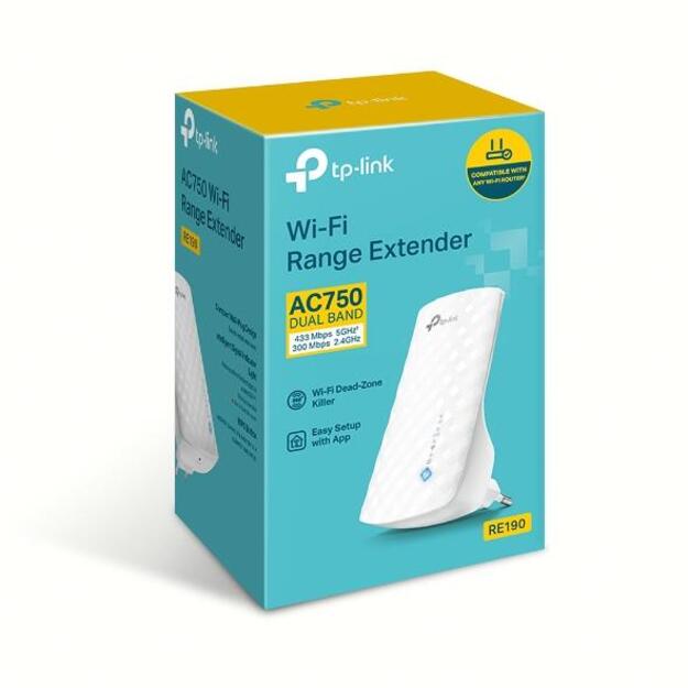 WRL RANGE EXTENDER 750MBPS RE190 TP-LINK