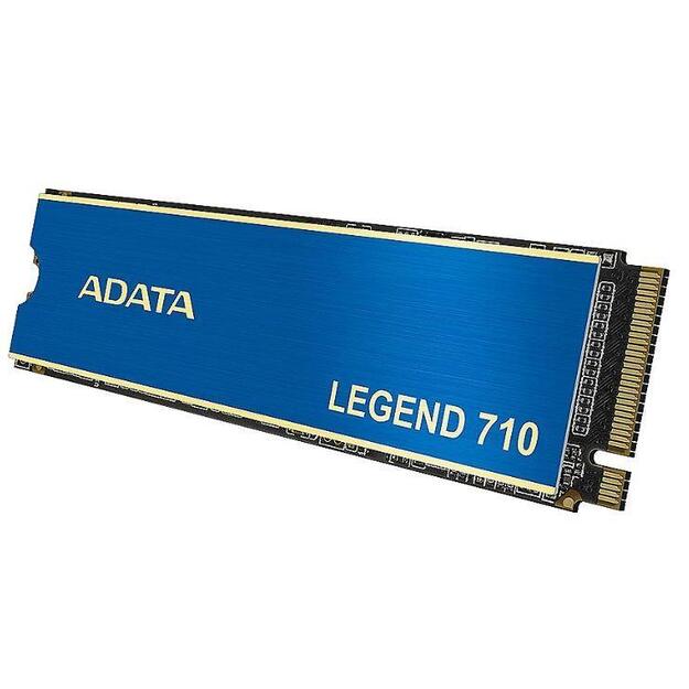 Kietasis diskas (SSD) vidinis SSD|ADATA|LEGEND 710|2TB|M.2|PCIE|NVMe|3D NAND|Write speed 1800 MBytes/sec|Read speed 2400 MBytes/sec|TBW 520 TB|MTBF 1500000 hours|ALEG-710-2TCS